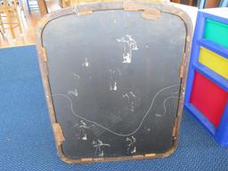 Wall Mounted Mirror in Wood Frame, Arch Top