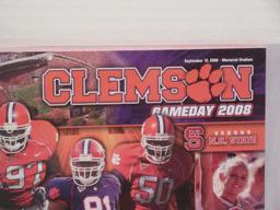 Clemson Gameday 2008 Memorial Stadium Program Clemson Versus N.C. State