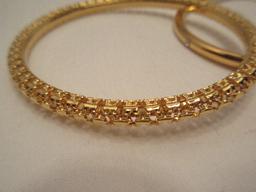 Elegant Camrose & Kross Jacqueline "Jackie" Kennedy Collection Bangle Bracelets