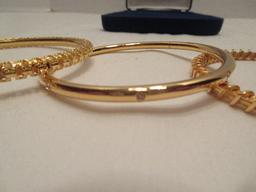 Elegant Camrose & Kross Jacqueline "Jackie" Kennedy Collection Bangle Bracelets