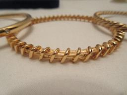 Elegant Camrose & Kross Jacqueline "Jackie" Kennedy Collection Bangle Bracelets