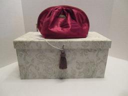 Cosmetic Make Up Box w/ Tassel & Make Up Brushes, Lip Sticks, Forever Free Facial Groomer