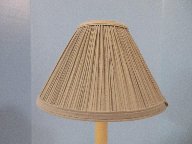 Blue Ceramic Column Candle Stick Accent Lamp