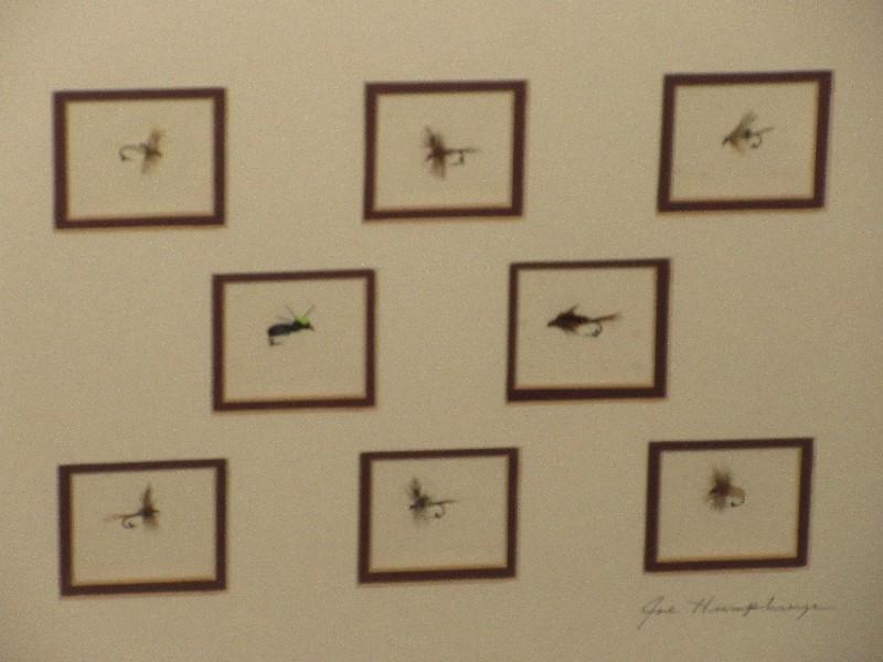 8 Fly Fishing Lures Hand Crafted by Artisan Signed Joe Humphreys