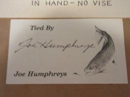 8 Fly Fishing Lures Hand Crafted by Artisan Signed Joe Humphreys
