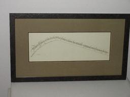 Bent Fishish Rob w/ Calligraphy Quote by John Buchan