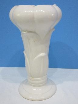 Hull 162 Tulip Vase Dramatic Form Art Deco Style