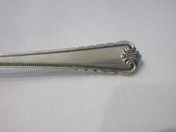 2 Rogers International Sterling Moonbeam Pattern Silverware Round Bowl Soup/Cream Spoons