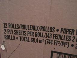 10+ Bounty Case of Paper Towels 12 Rolls 2 Ply, 2 Packages