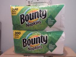10+ Bounty Case of Paper Towels 12 Rolls 2 Ply, 2 Packages