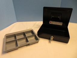Sentry Safe Cash Box w/ Insert Tray Lock & Key