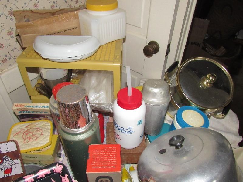 Misc. Lot - 'Ire Bin', Coca Cola Flash, Pots, Pans, Etc.
