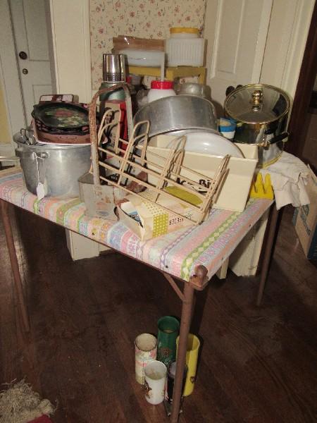 Misc. Lot - 'Ire Bin', Coca Cola Flash, Pots, Pans, Etc.