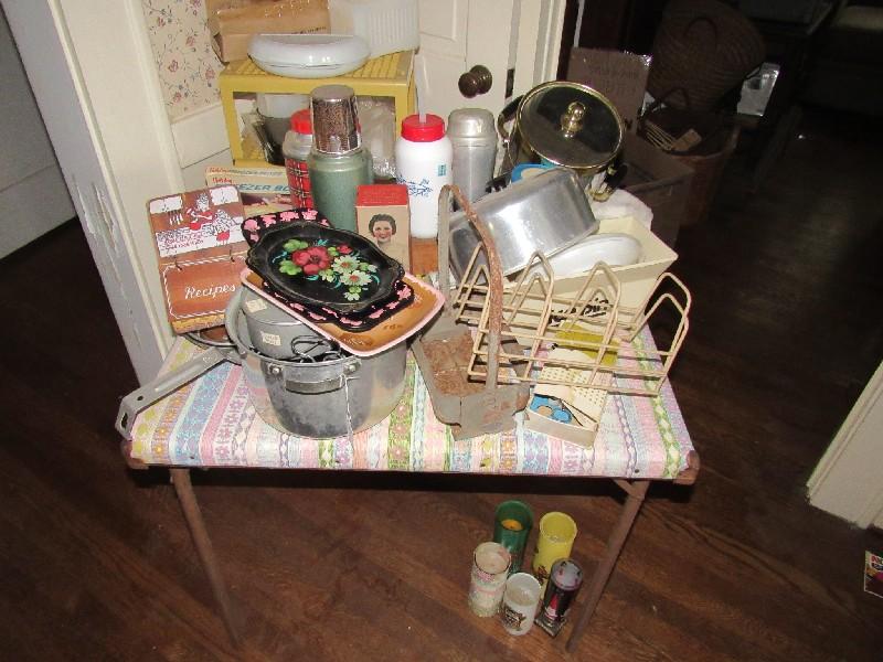 Misc. Lot - 'Ire Bin', Coca Cola Flash, Pots, Pans, Etc.
