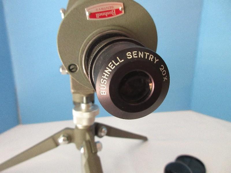 Vintage Bushnell Sentry II 20X Spotting Scope D=50mm Mz No.1940 w/ Lens Covers