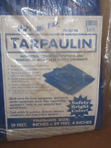 Big Top Tarpaulin 19ft New in Pack