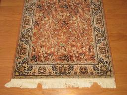 Traditional Timeless Pattern Scatter Rug w/ Fringe