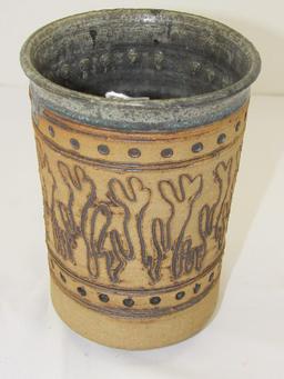 Southwestern Native American Pattern Pottery Plate