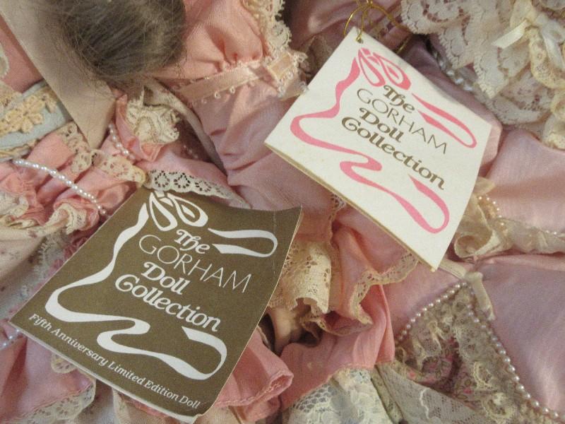 Group - Collectors Dolls Gorham Doll Collection Musical Porcelain 18 1/2" Doll "Colette"