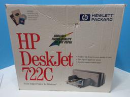 Hewlett Packard HP Deskjet 722C Color Inkjet Printer For Windows in Box