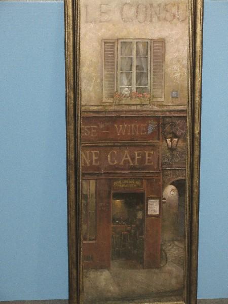 Manning Vintage Storefronts "Cheese & Wine Cafe" Fine Print Art