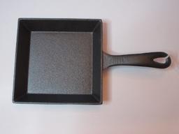 Old Mountain Cast Iron 5 3/4"sq. Handled Skillet