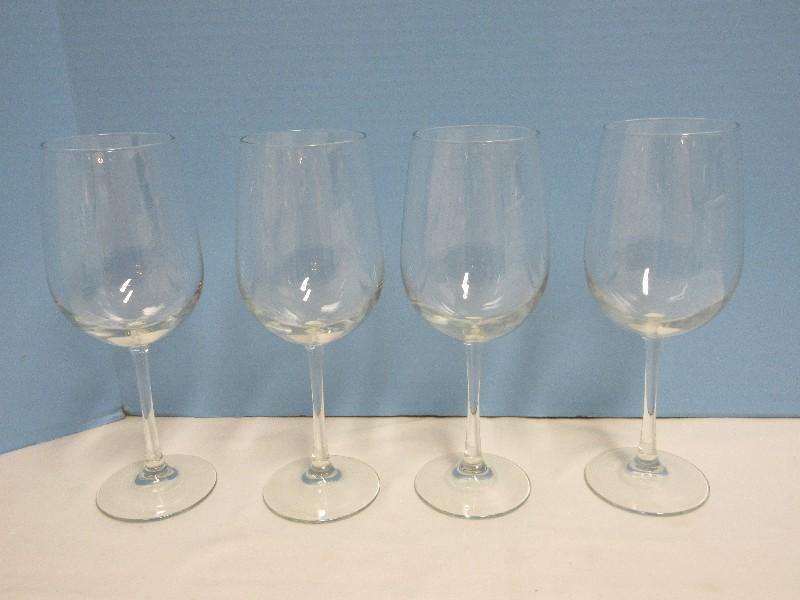 Collection Wine Crystal Stemware Hand Blown Set of 4 Large Bordeaux 9 1/4" & Others