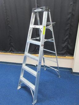 Werner Aluminum A-Frame Folding 6ft Ladder Professional Performance 300lb Max Load