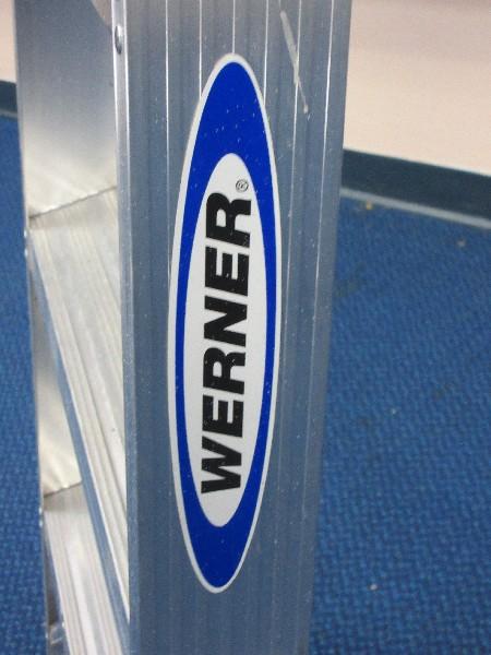 Werner Aluminum A-Frame Folding 6ft Ladder Professional Performance 300lb Max Load