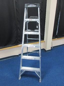 Werner Aluminum A-Frame Folding 6ft Ladder Professional Performance 300lb Max Load