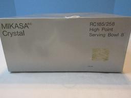 Striking Mikasa Crystal High Point Serving Bowl