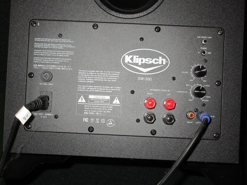 Klipsch SW350 Subwoofer Ultimate Sound Express