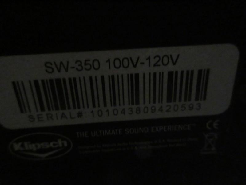 Klipsch SW350 Subwoofer Ultimate Sound Express