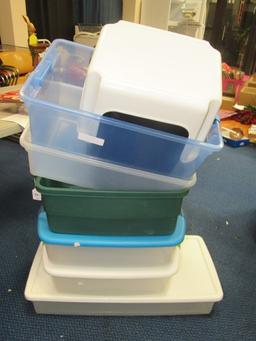 Plastic Bin Lot