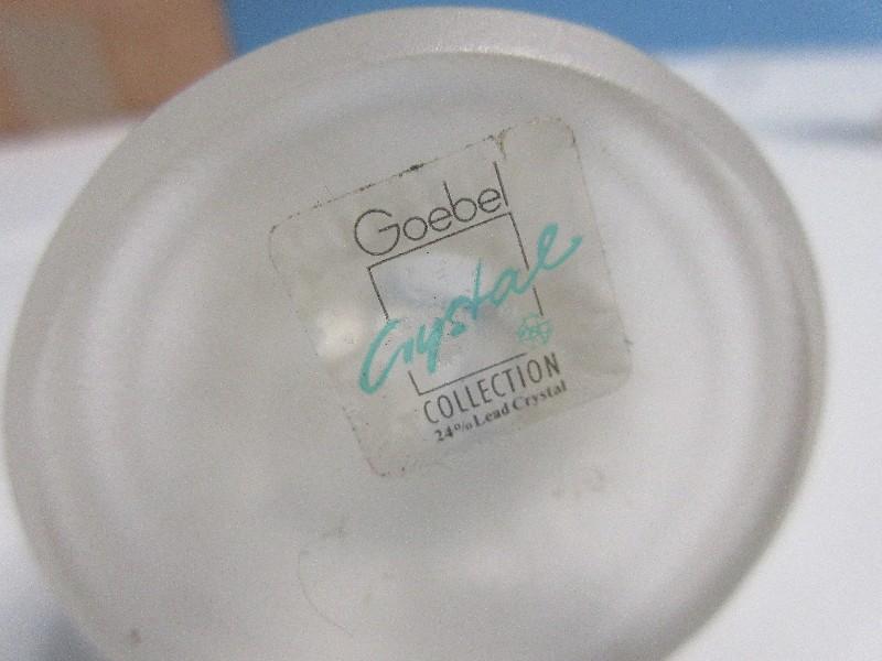 M.I. Hummel Goebel Crystal Collection Figurines 3 3/4" Visiting, 3 1/2" Meditation,