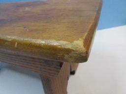 Rustic Walnut Step Stool