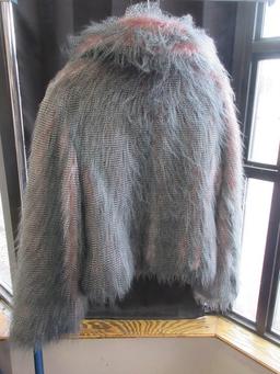 Furs By Joseph Pink Acrylic w/ Black/White Finish