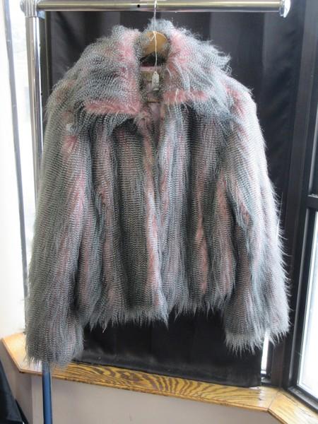 Furs By Joseph Pink Acrylic w/ Black/White Finish