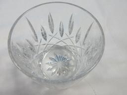 Set of 4 Gorham Crystal Lady Anne Signature Pattern 4" Double Old Fashioned Tumblers