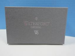 Waterford Crystal 2001 Round 2 pc. Keepsake Box In Original Box NIB