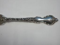 4 pc. International Sterling Silver Du Barry Pattern Flatware Heavy Repousse Floral and Scroll