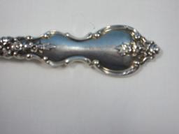 4 pc. International Sterling Silver Du Barry Pattern Flatware Heavy Repousse Floral and Scroll