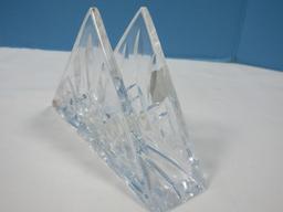 Waterford Crystal Lismore Pattern Letter Holder In Original Box