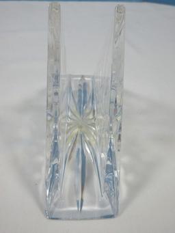 Waterford Crystal Lismore Pattern Letter Holder In Original Box