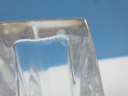Waterford Crystal Lismore Pattern Letter Holder In Original Box