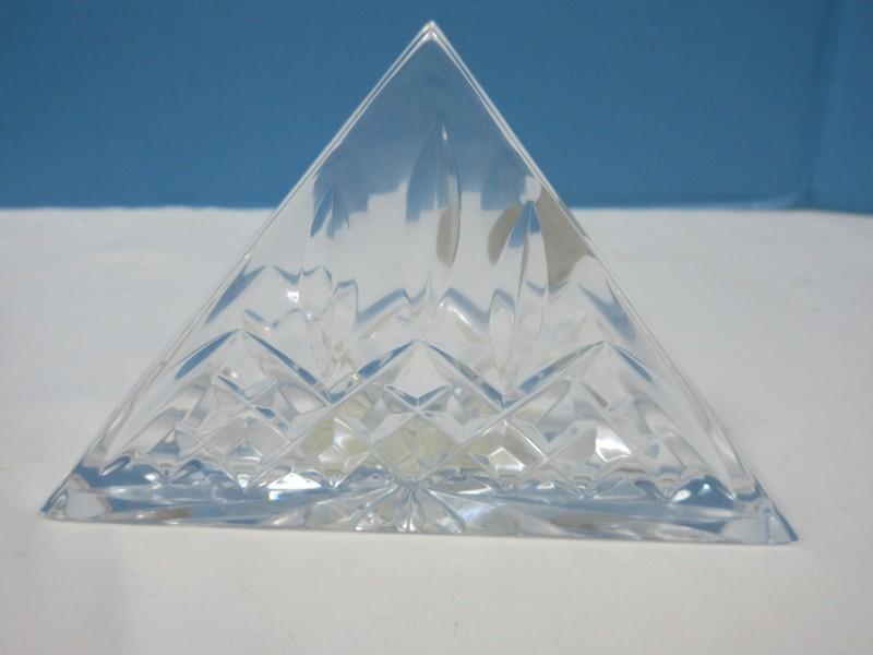 Waterford Crystal Lismore Pattern Letter Holder In Original Box