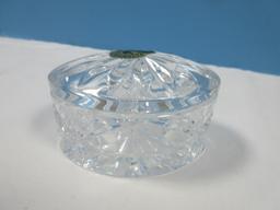 Waterford Crystal Enrollment Oval Box 2 pc. And "With Love" 2" x 3" Picture Frame