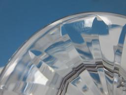 Waterford Crystal Lismore Pattern Jam/Jelly and Lid 5 3/4" Footed Jar with Tall Knob