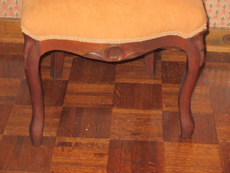 Splendid Walnut Balloon Back Parlor Chair Carved Detail Grape, Nuts and Foliage