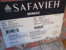 Stunning Safavieh Monaco Classic Design Area Rug Vivid Red/Turquoise 100% Polypropylene